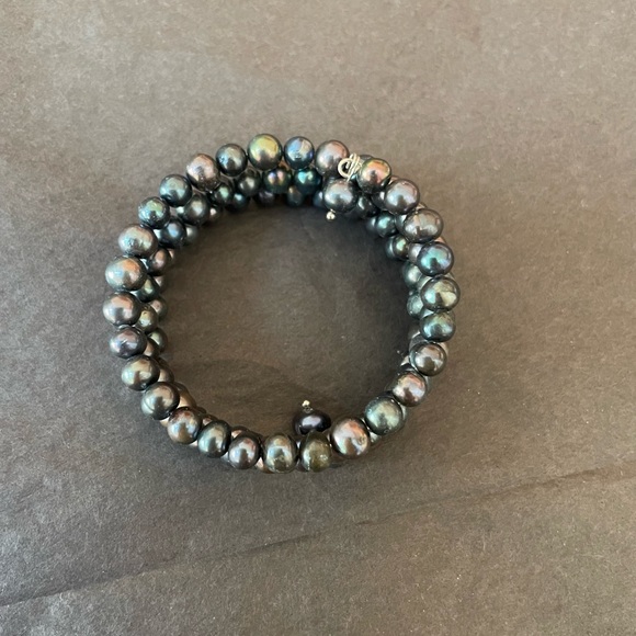 Freshwater Peacock 6-7mm Pearl Wrap Bracelet from SAVVY CIE JEWELS - Picture 4 of 5